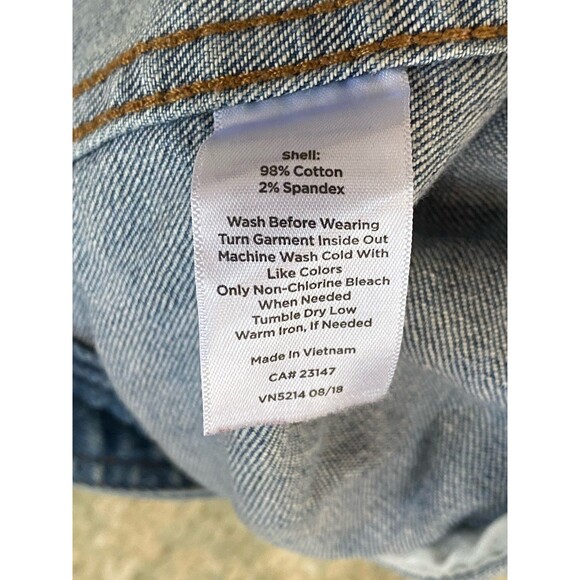 Torrid Denim First at Fit Stretch Blue Jean Jacket - Women's 2XL - Picture 6 of 7